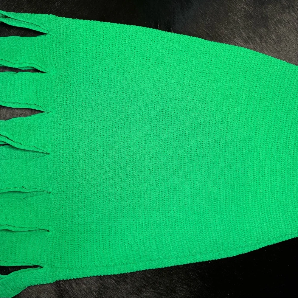 Bottega Veneta Green Mesh Dress - Picture 11 of 12